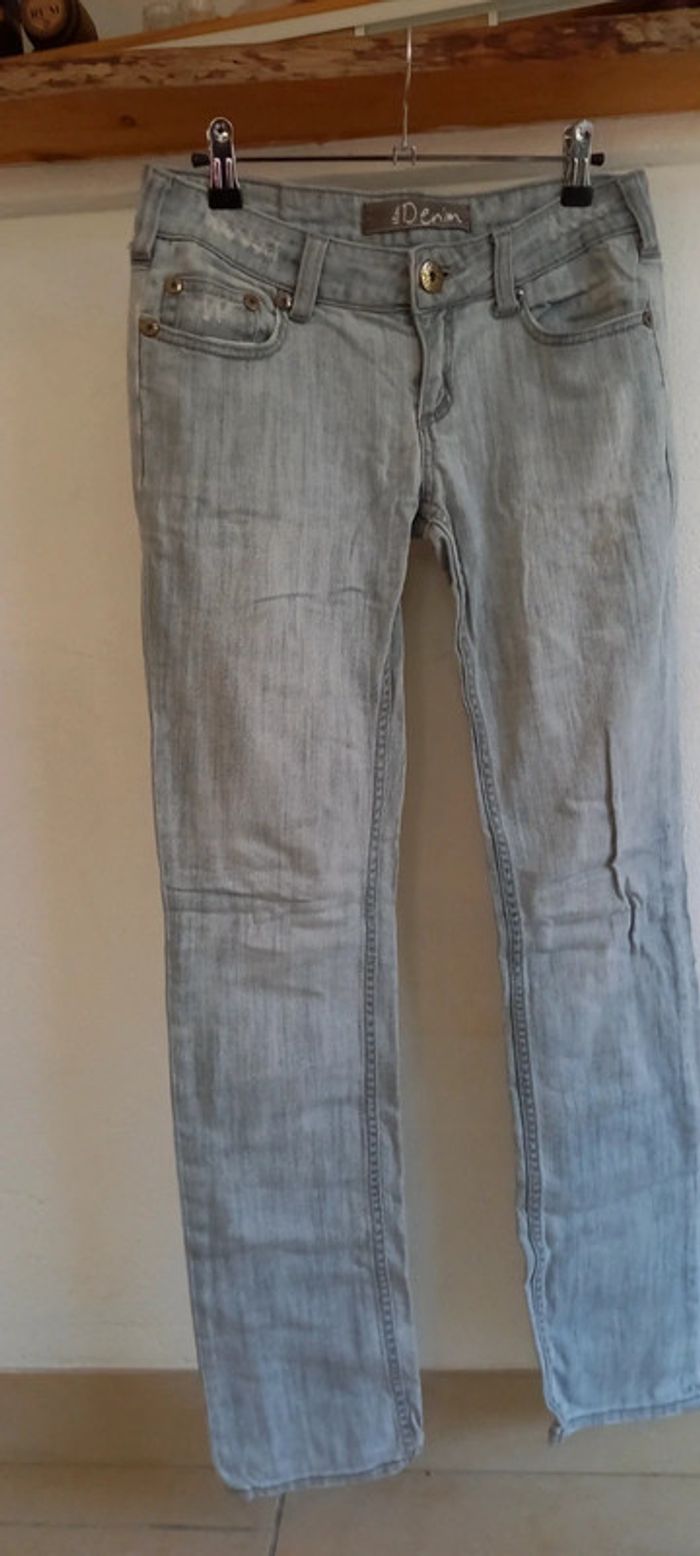 Jeans gris Mim Denim 38