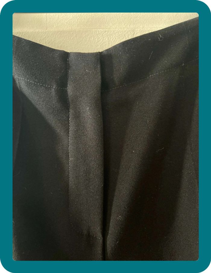 Pantalon Morgan palazzo en crêpe taille 38 - Anne Fontaine - photo numéro 3