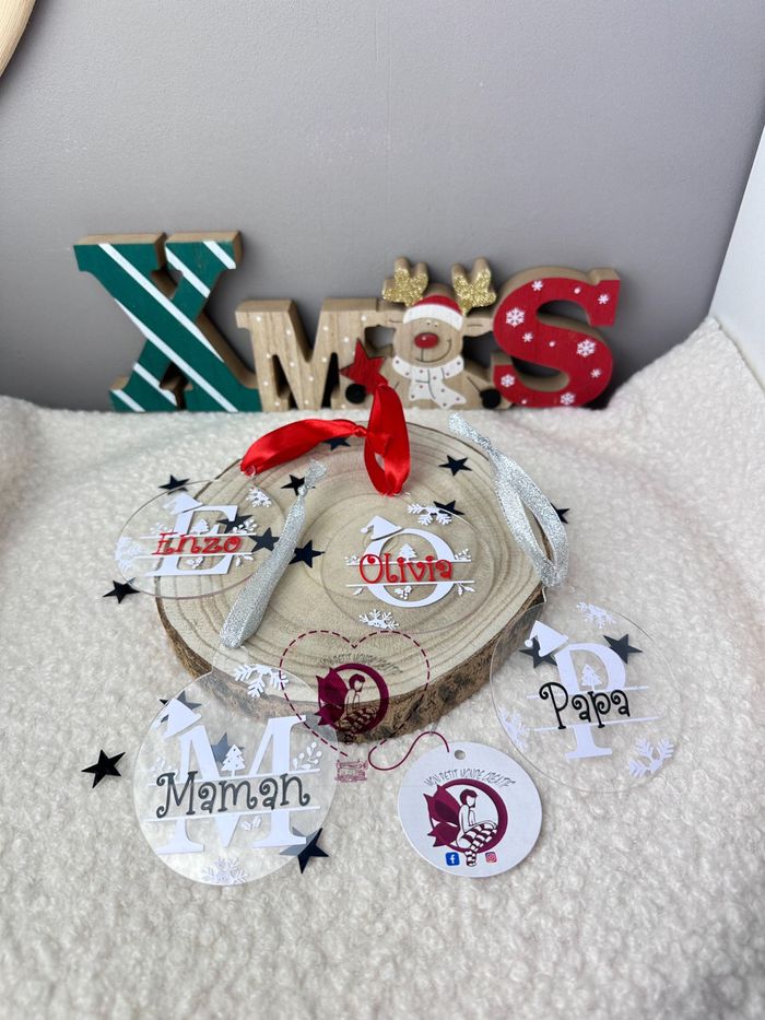 Boule noel personnalisé plexi - photo numéro 6