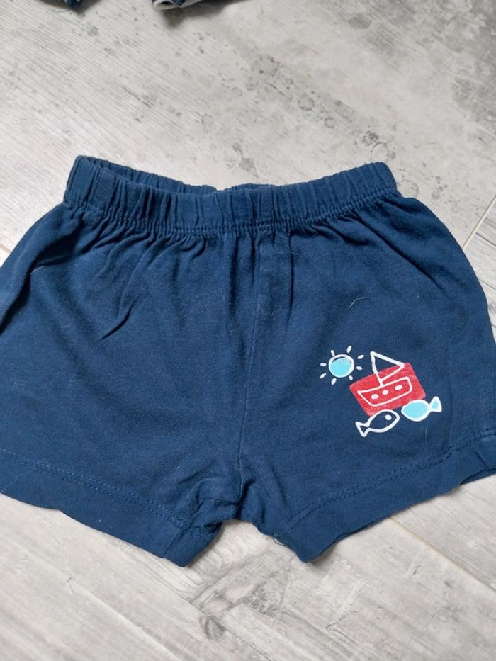 Lot 4 shorts 3 mois en coton - photo numéro 2