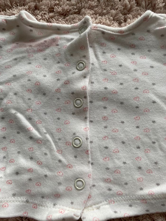 Robe en velours avec tee-shirts manches longues Inextenso 1 mois - photo numéro 2