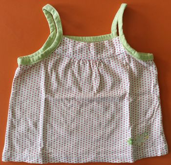 Débardeur fille de la marque In extenso, taille 12 mois , en excellent état