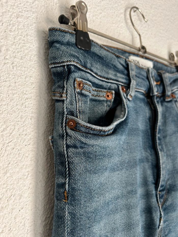 505 - jeans Zara bleu taille haute - photo numéro 9
