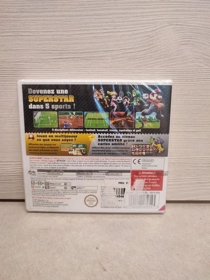 Mario sports superstars neuf 3ds - photo numéro 2