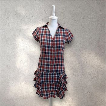 Robe manches courtes à rayures taille S