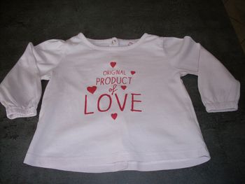 tee shirt tape à l'oeil 9 mois en très bon état