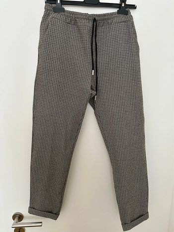 Pantalon épais quadrillé