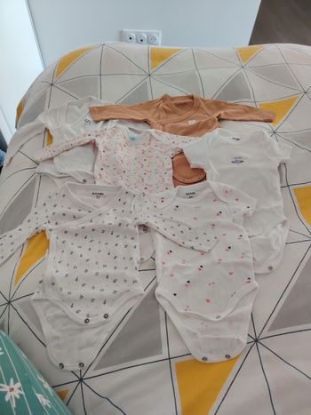 Lot de bodies fille 3 mois 