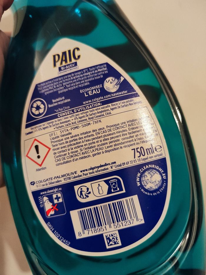 Liquide vaisselle paic - photo numéro 4
