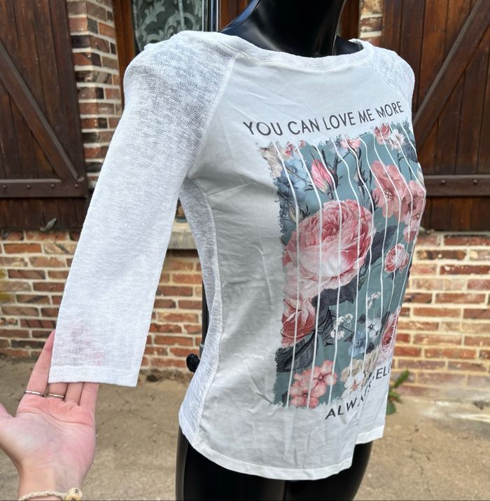 🌸 T-shirt manches 3/4 Jennyfer 🌸 - photo numéro 2