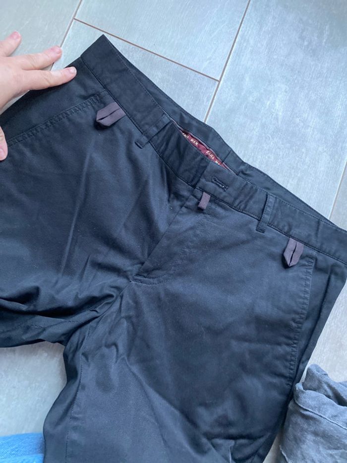 Pantalon noir, homme Zara, taille 42 - photo numéro 2