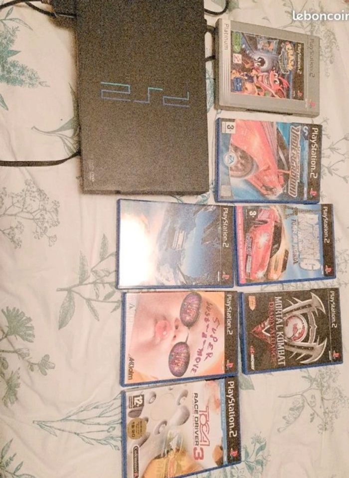 Sony ps2 avec jeux et une manette
