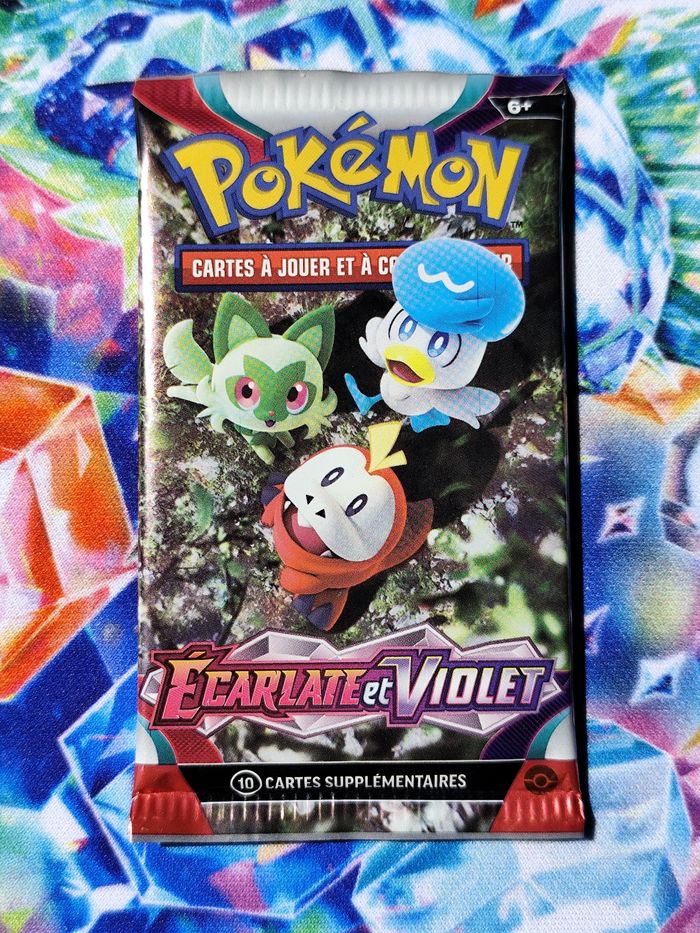 Booster écarlate et violet EV01 Poussacha, Chochodile et Coiffeton