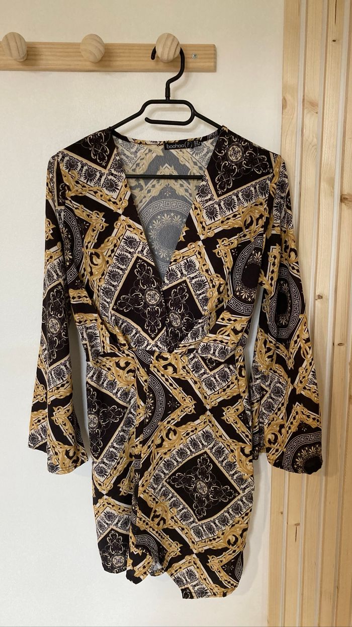 Robe portefeuille - Boohoo - T36 - photo numéro 2