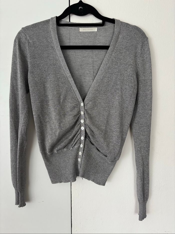 Gilet argenté