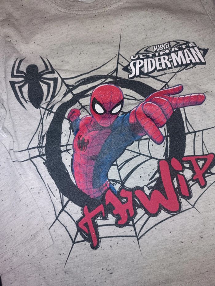 Tee-shirt manches longues 2 ans spiderman - photo numéro 2