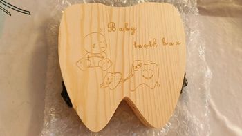 Boites de rangement et collection dents de lait