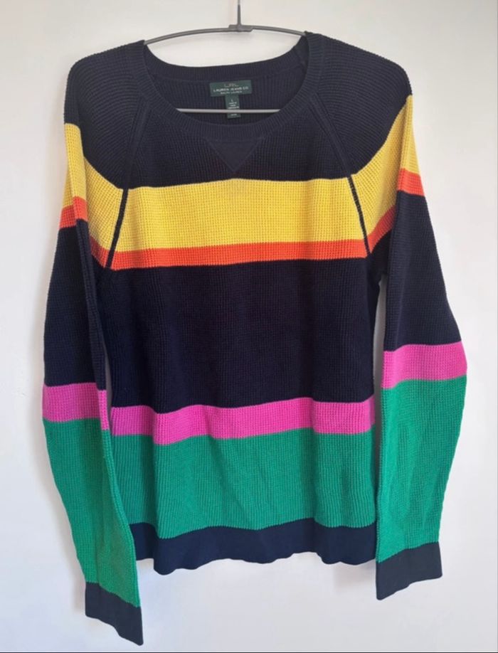 🎨 Pull L. Ralph Lauren femme Taille L - 100% coton