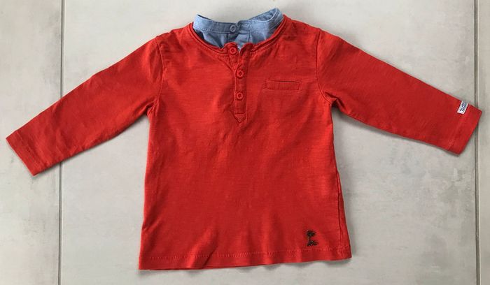 T-shirt manches longues garçon 24 mois