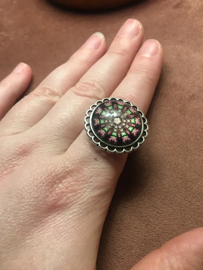 Bague cabochon - photo numéro 3