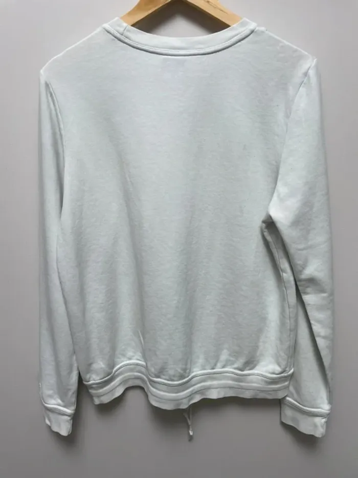Nike white sweater sports Womens Medium - photo numéro 6