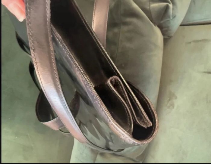 Sac Lamarthe vintage en cuir noir - photo numéro 11