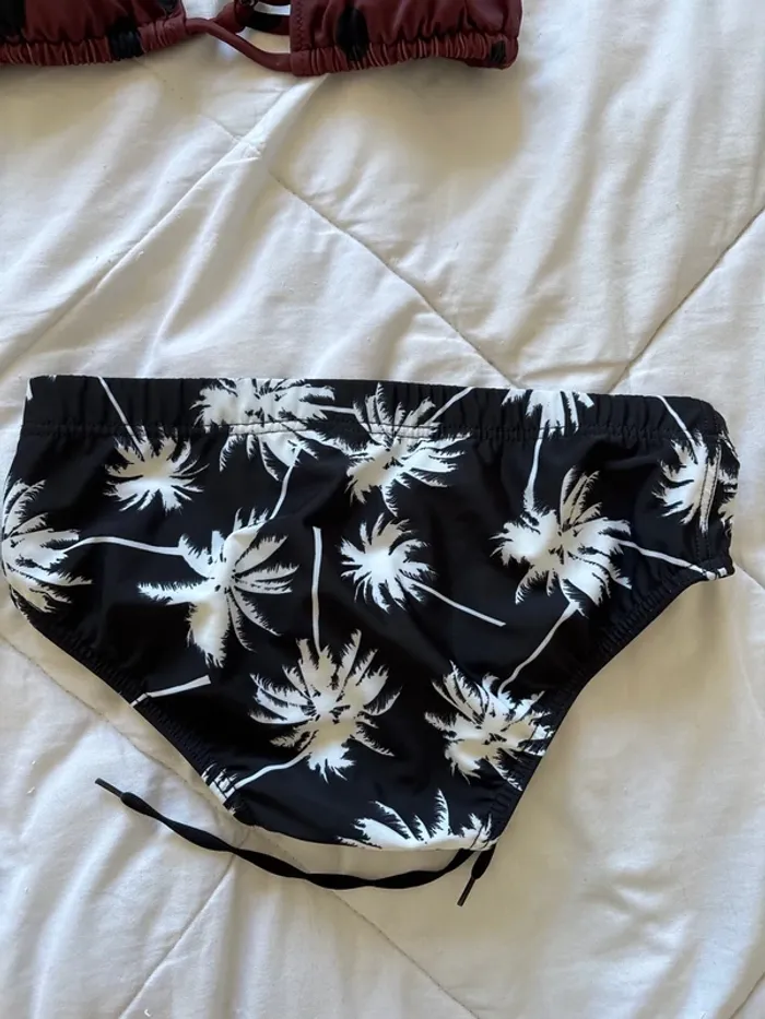 Lot 5 maillots de bain bikini haut bas taille S/36 neuf multicolore motifs - photo numéro 8