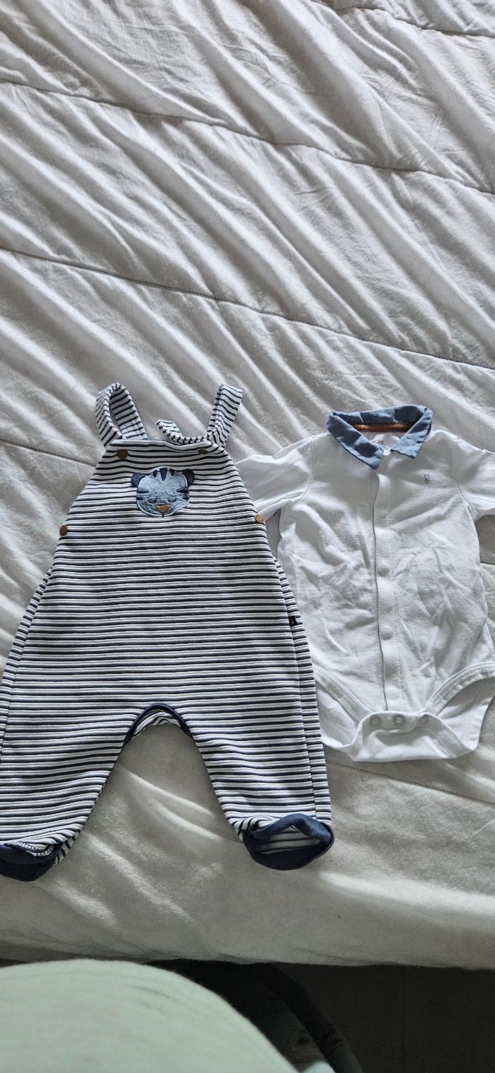 Ensemble salopette body Obaibi