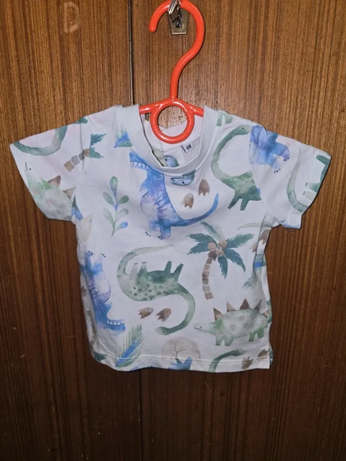 T-shirt bébé garçon imprimé dinosaures