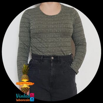 T-shirt manches longues gris