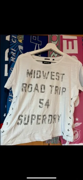 Haut superdry blanc M