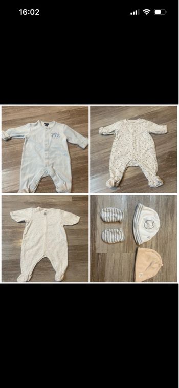 Lot vêtements bébé 
