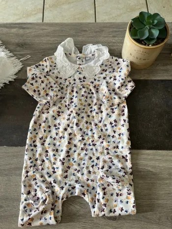 Pyjama broderie anglaise dentelle