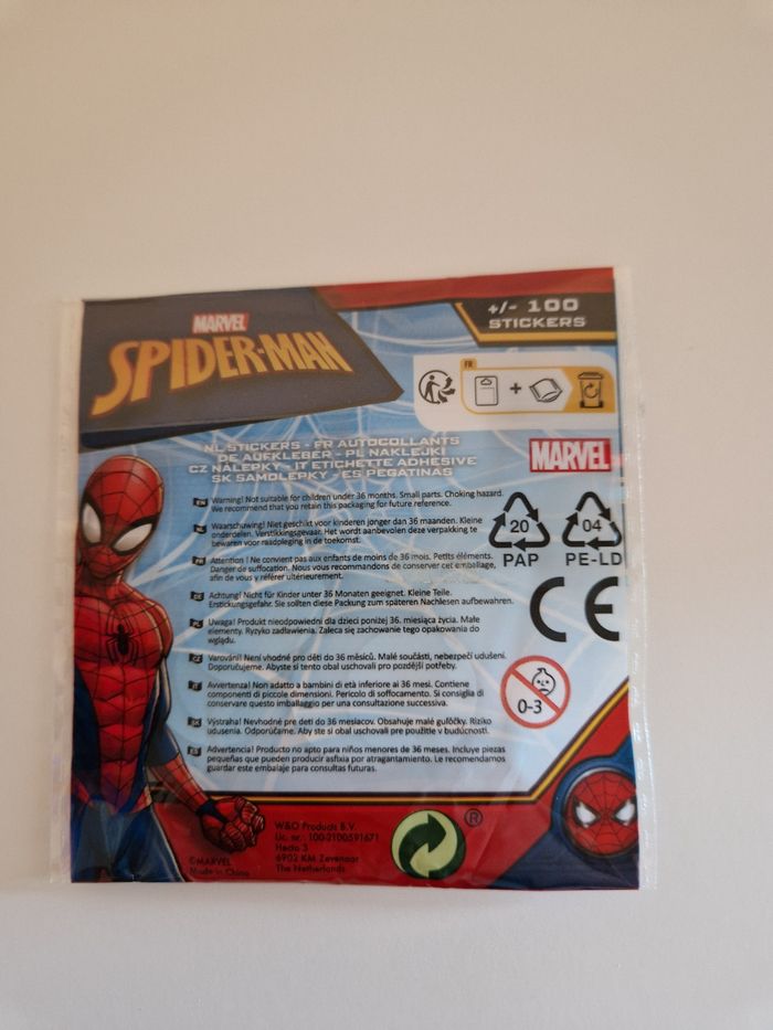 Petits autocollants Spiderman - photo numéro 2