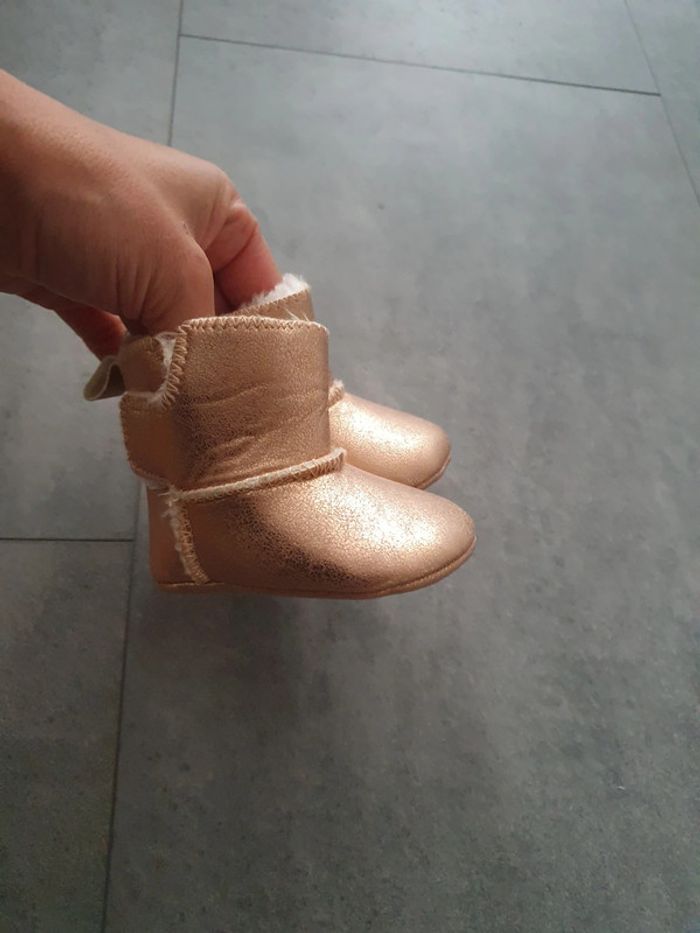 Bottines fourrées chaussures bébé 0-3mois