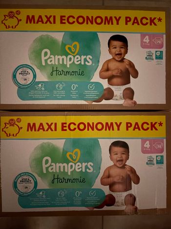 Couches Pampers Harmonie Taille 4 Neuf 