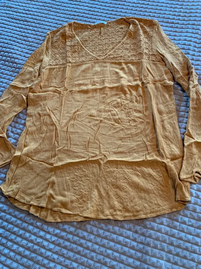 Blouse moutarde