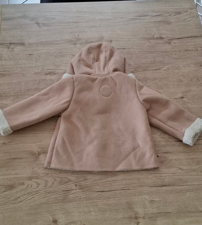 Manteau en suédine fourré - photo numéro 2