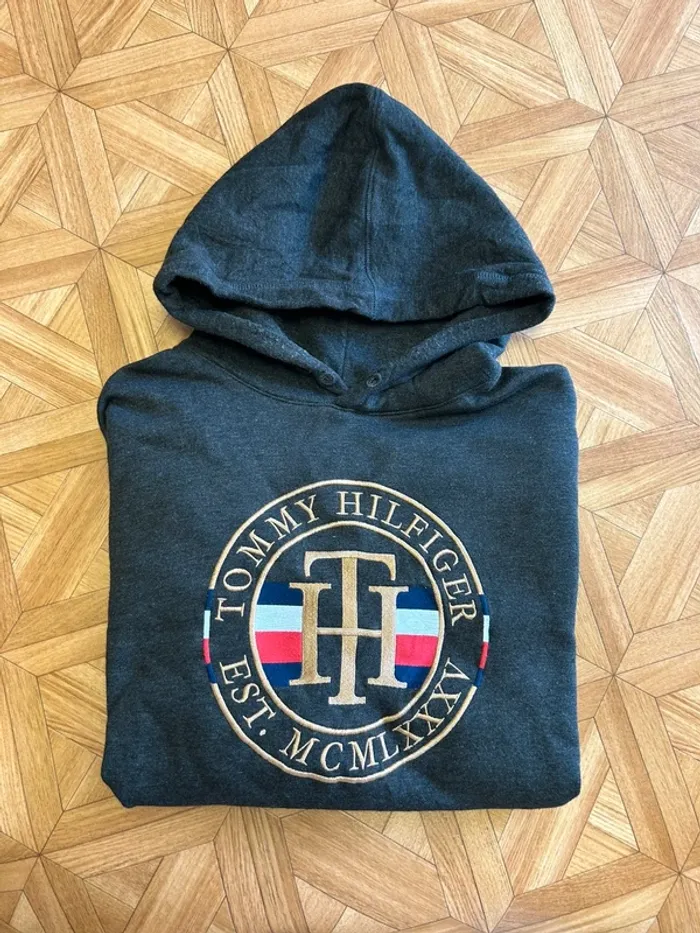 Pull homme sweat homme sweat à capuche Tommy Hilfiger taille 38 taille M