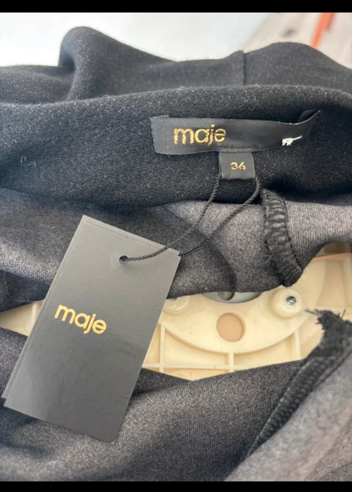 Robe noire MAJE neuve avec étiquette – Taille S – Élégante et moderne - photo numéro 9