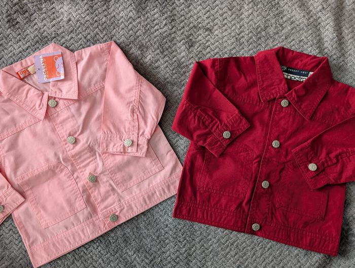 NEUF, lot de 2 vestes légères Orchestra, 6 mois