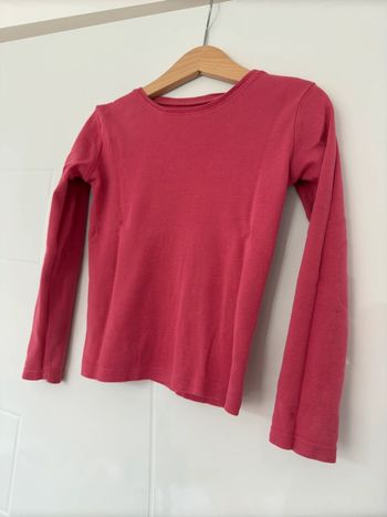 Tee-shirt uni Okaïdi rose en 5ans