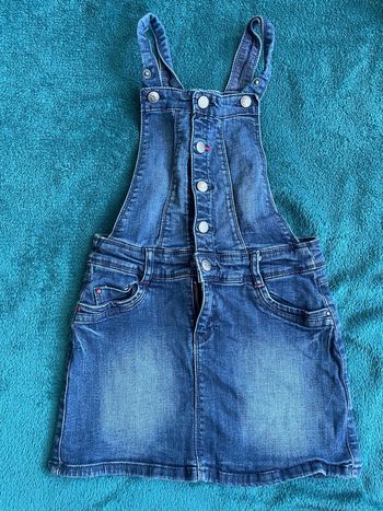 Salopette jeans fille 8 ans Okaidi