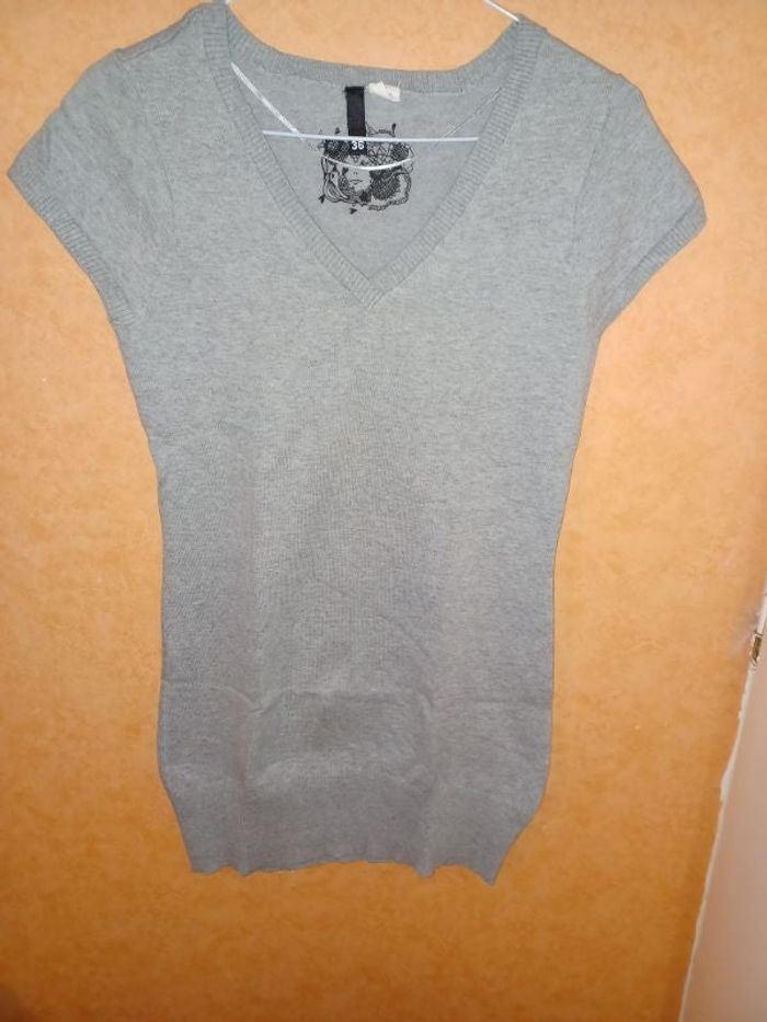 pull gris t36