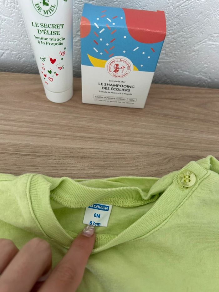 💥 Joli t-shirt vert bébé Decathlon 💥 - photo numéro 5