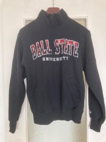 Pull sweat quarter zip vintage Champion taille S