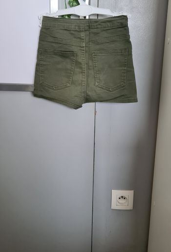 Short kaki fille