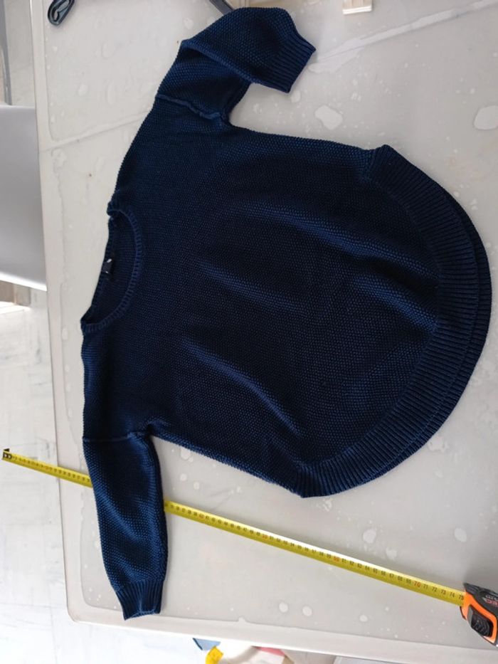 Pull en maille bleu marine Jennyfer L - photo numéro 2