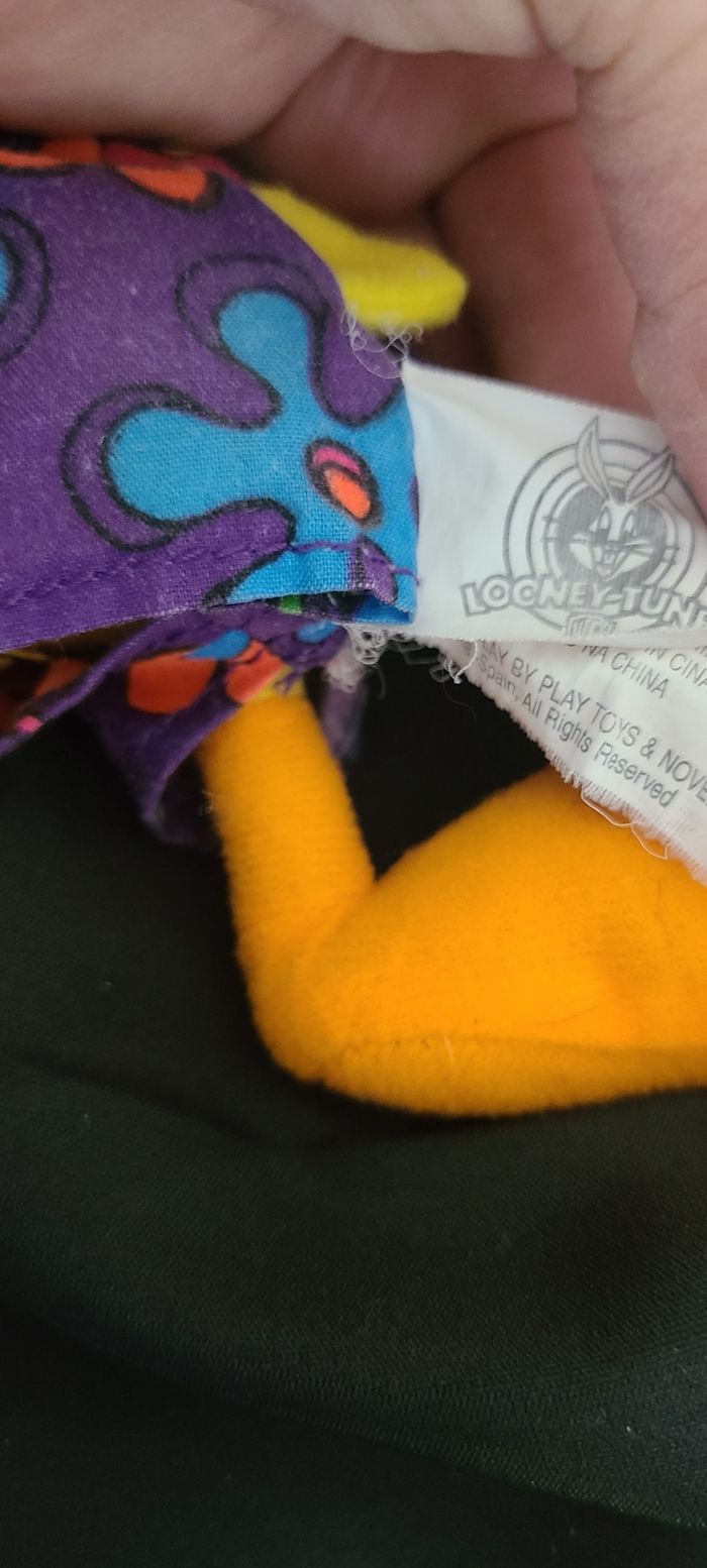 Vintage 1998 Peluche Warner Brothers Looney Tunes Titi oiseau grande 27 - photo numéro 2