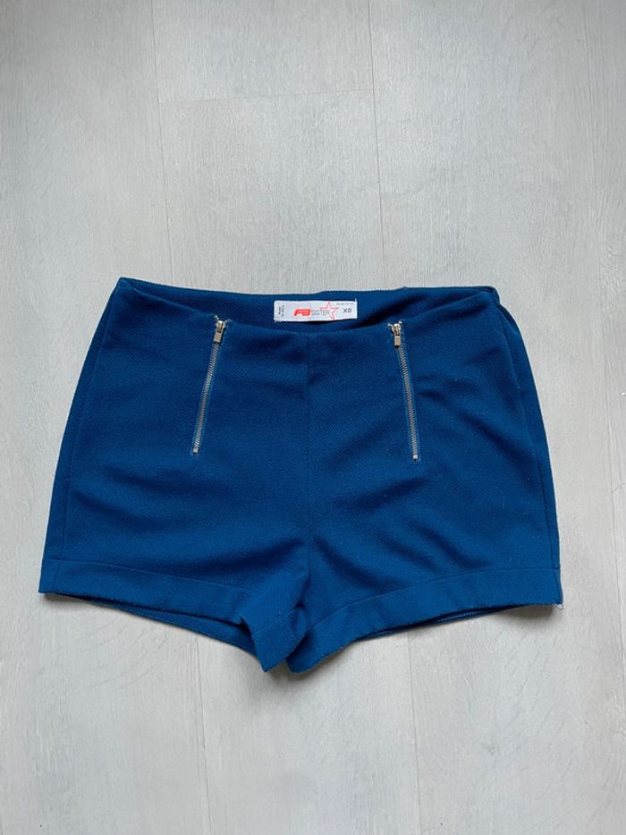 Short bleu marine XS vintage